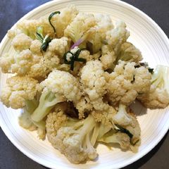A picture of Cauliflower in Soy Sauce.