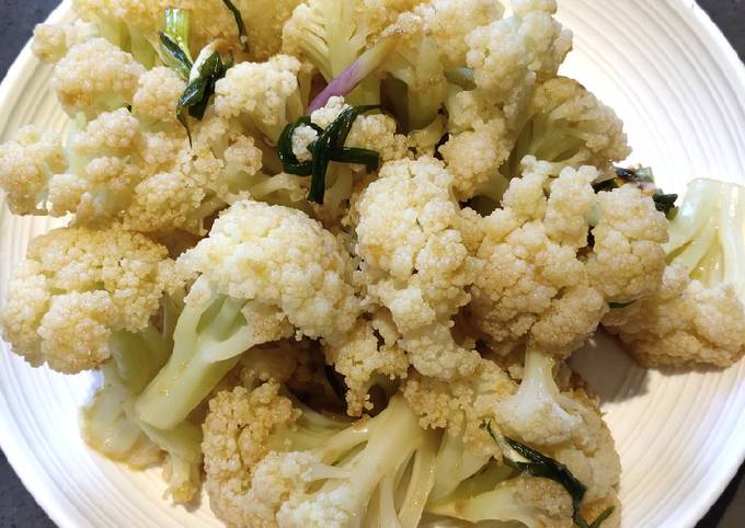 Cauliflower in Soy Sauce