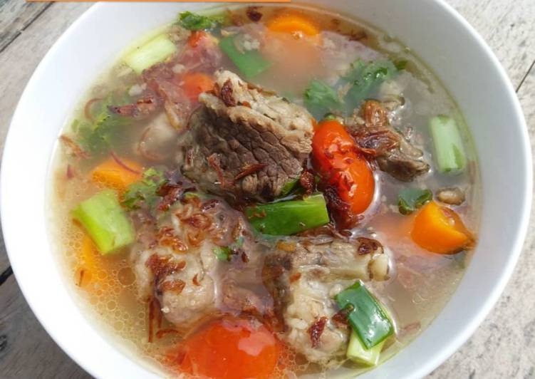 Resep •Sup Iga Sapi Anti Gagal