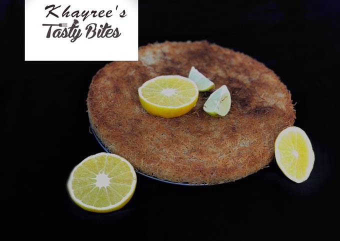 Konafah (Knafeh, Kanafeh) Recipe By Khayrees Tasty Bites - Cookpad