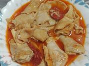 Una foto de callos olla