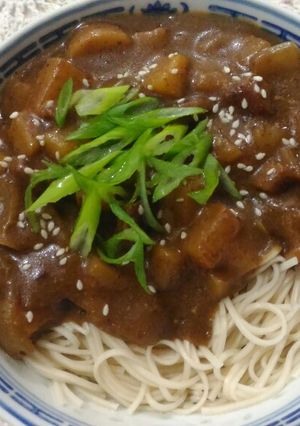 Foto resep JjangMyeon (Mie saus kacang hitam)