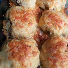 Una foto de Croqueta de puré de patata rellena de carne picada