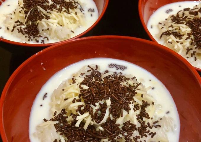 Cara Gampang Menyiapkan Ketan Susu Keju, Lezat