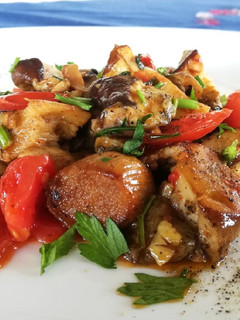 Foto di Funghi Porcini con Pomodorini