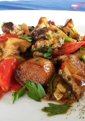 Foto di Funghi Porcini con Pomodorini