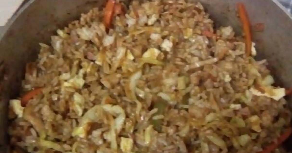 Arroz con cerdo en caldero Receta de Bendecido- Cookpad