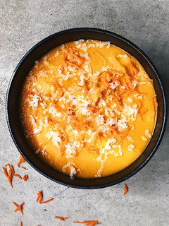 Una foto de Crema de zanahoria fácil, casera y sana en olla rápida