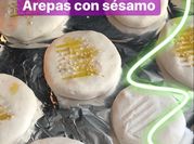 Una foto de arepas sin gluten