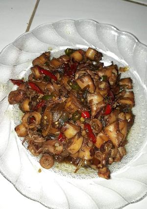 Foto resep Tumis cumi pedas manis