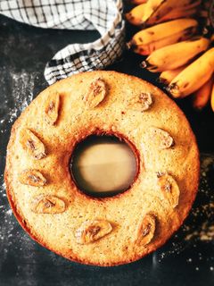 Foto resep Banana Cake / Bolu Pisang Panggang (3)
