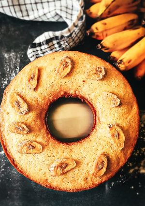 Foto resep Banana Cake / Bolu Pisang Panggang (3)