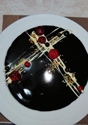 Une photo de Glaçage miroir