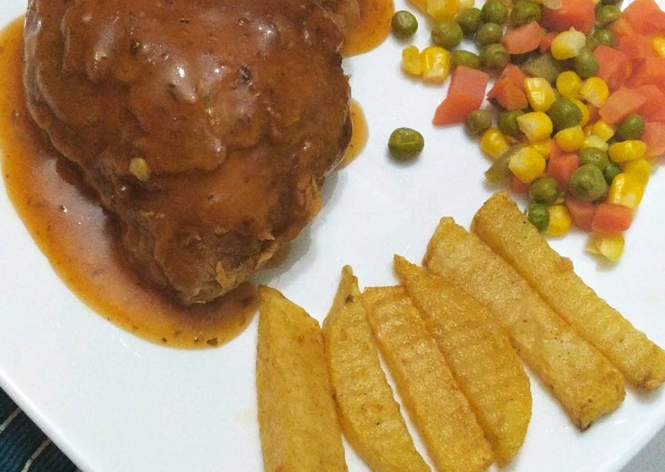 Steak ayam endes