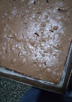 Una foto de Brownie vegetariano
