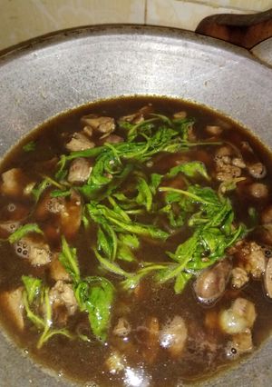 Foto resep Ati rempela kangkung kuah ala dechn