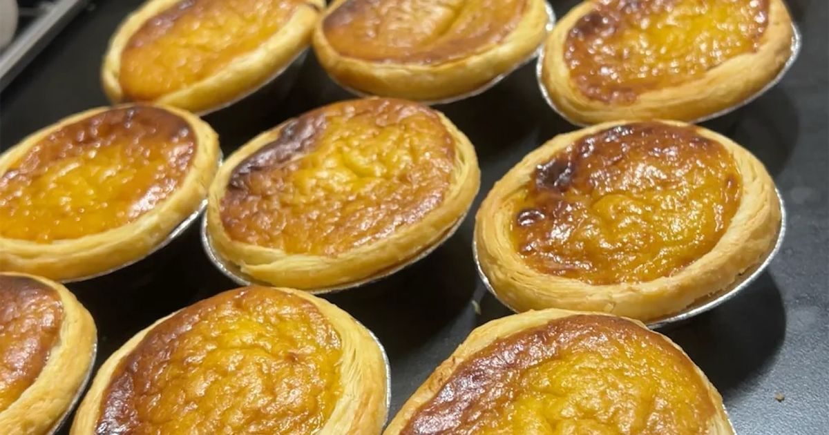 (Không whipping cream) Bánh tart bí đỏ nướng bằng nckd