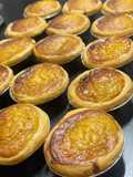 (Không whipping cream) Bánh tart bí đỏ nướng bằng nckd