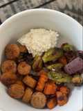 Roasted Jalapeño Chicken Sausage and Veggies