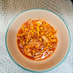 A picture of Salsa Chicken Soup.