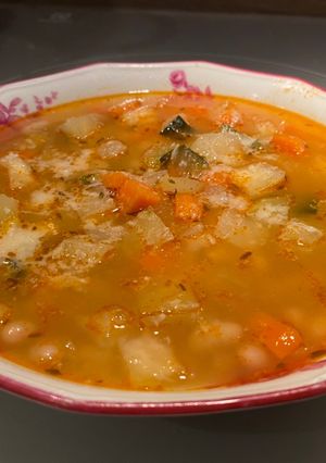 A picture of Minestrone-Style Soup.