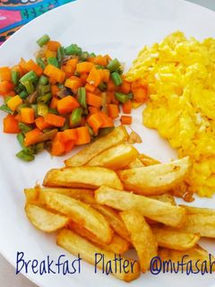 Foto resep Breakfast Platter (Sarapan simple, sehat dan mudah)