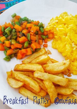 Foto resep Breakfast Platter (Sarapan simple, sehat dan mudah)