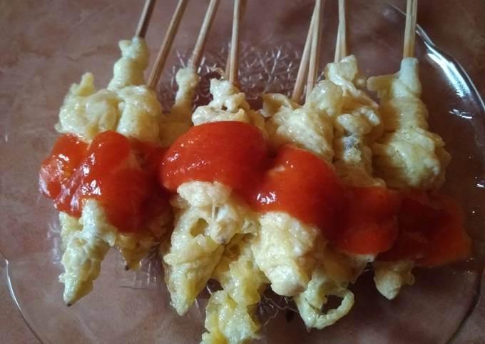 Sate Telur Gulung