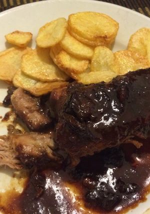 Una foto de Carre de cerdo a la barbacoa