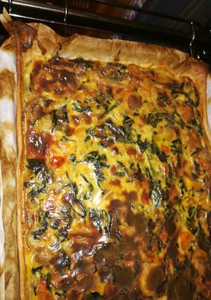 Una foto de Quiche de verduras