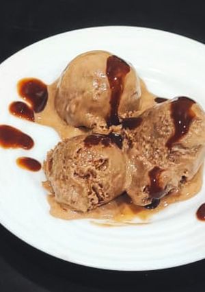 A picture of Chocolate Ice-cream.