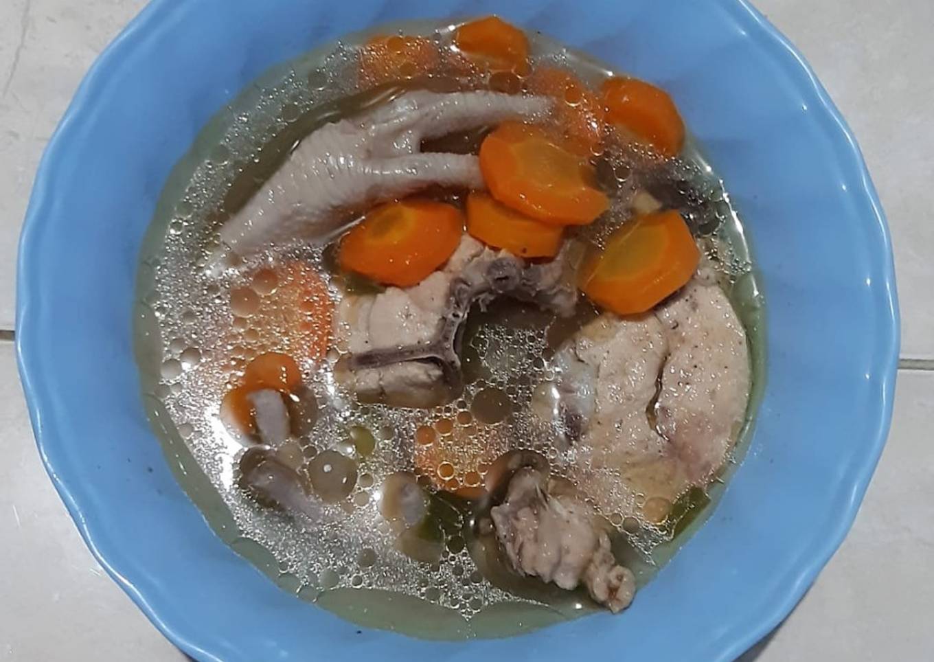 Sop Ayam Segar (keto)