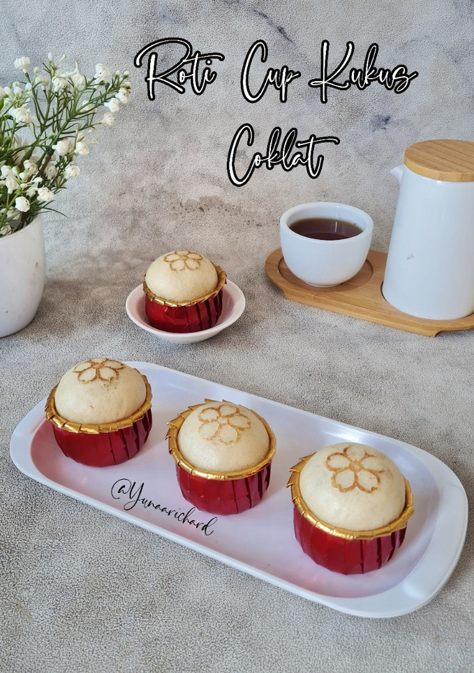 Resep Roti Cup Kukus Isi Coklat oleh Yuna - Cookpad