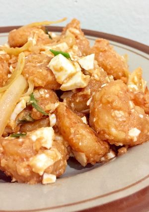 Foto resep Udang Saus Telur Asin