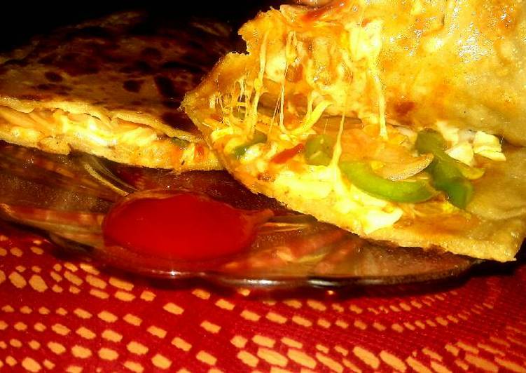 Recipe of Ultimate Pizza paratha