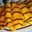Banana crispy with butterscotch