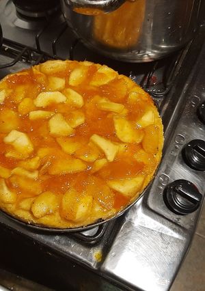 Una foto de Kuchen de manzana