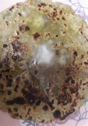 धनिया पत्ती पराठा (Coriander leaf paratha recipe in hindi) रेसिपी मुख्य फोटो