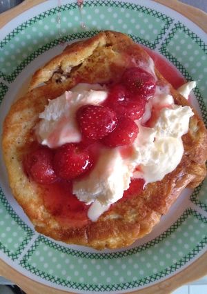 Foto resep French toast ala Nagita Slavina