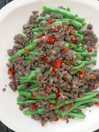 Cara Sederhana Membuat Resep  Tumis buncis siram daging cincang yang Menggugah Selera, Enak