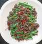 Cara Sederhana Membuat Resep  Tumis buncis siram daging cincang yang Menggugah Selera, Enak