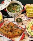 Bữa trưa hấp dẫn với cơm gà xối mỡ giòn rụm