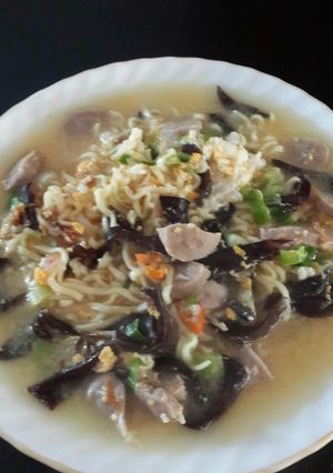 Foto resep Mie nyemek praktis