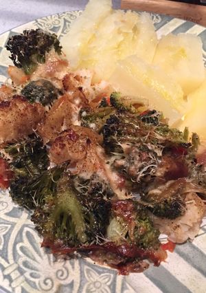 Una foto de Vegetales gratinados