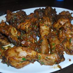 A picture of Wet fry Garlic Chicken.