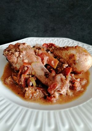 Una foto de Jamoncitos de pollo al horno con frutos secos