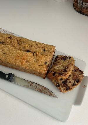 Une photo de Bananabread aux pépites de chocolat