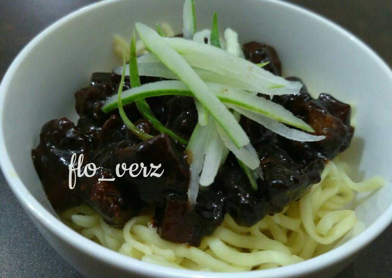 Noodles with Black Bean Sauce / Jjajangmyeon