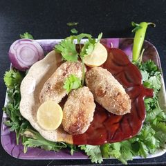 A picture of Potato cutlet 🥔🥔😋.