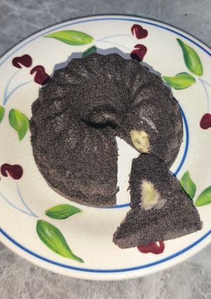 Foto resep Bolu Ketan Item Keju Lumer